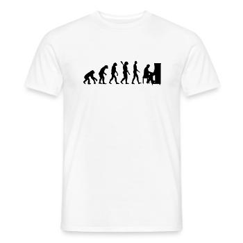 Klavier - Männer T-Shirt - Weiß - Vorne - AI Model Male 178 dark (178cm)