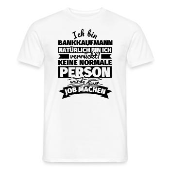 Bankkaufmann Geschenke - Männer T-Shirt - Weiß - Vorne - AI Model Male 178 dark (178cm)