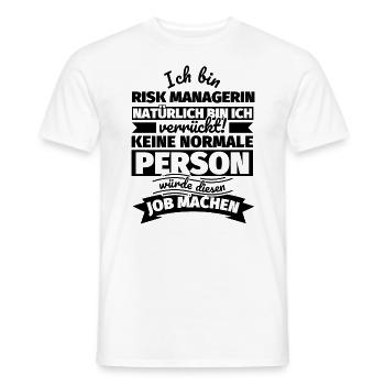 Risk Managerin Geschenke - Männer T-Shirt - Weiß - Vorne - AI Model Male 178 dark (178cm)