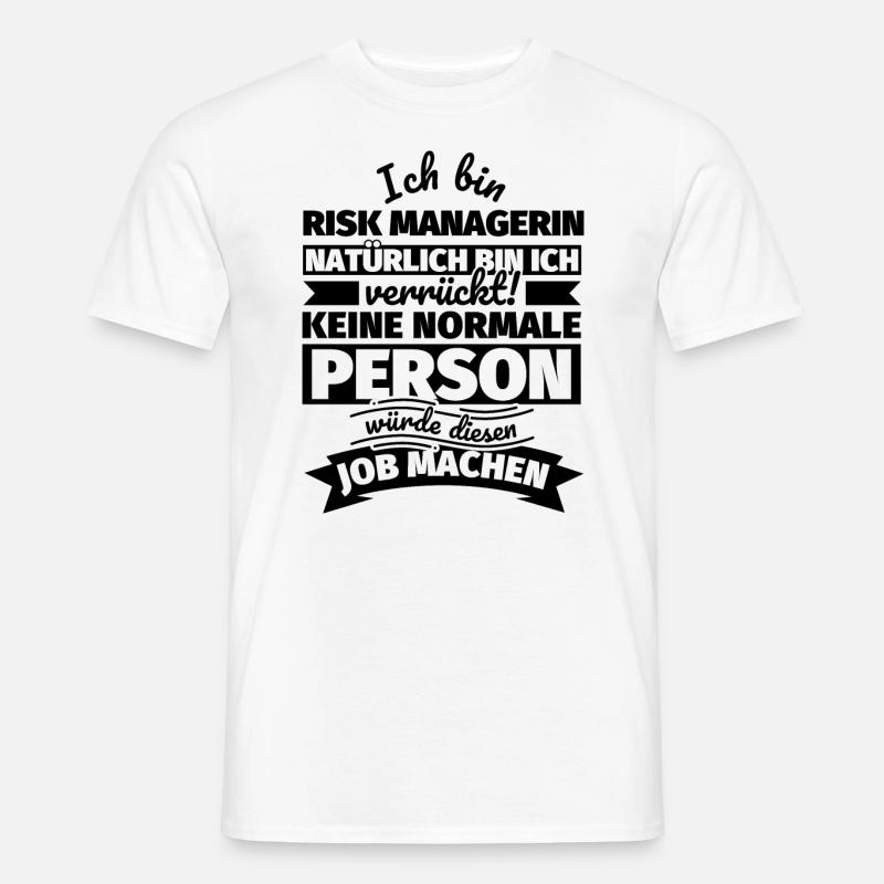 Risk Managerin Geschenke - Männer T-Shirt - Weiß