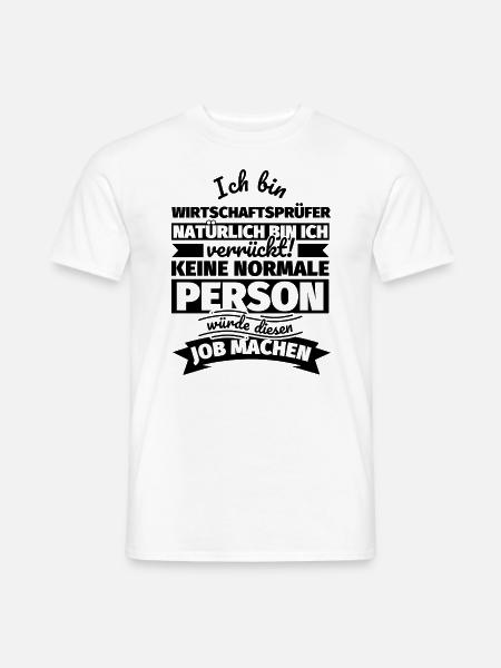 Wirtschaftsprüfer Geschenke - Männer T-Shirt - Weiß