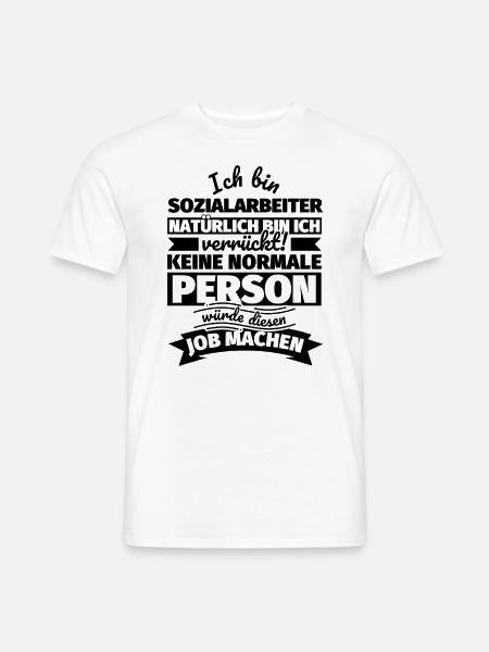 Sozialarbeiter Geschenke - Männer T-Shirt - Weiß