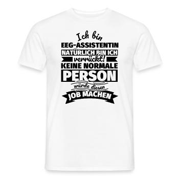 EEG-Assistentin Geschenke - Männer T-Shirt - Weiß - Vorne - AI Model Male 178 dark (178cm)