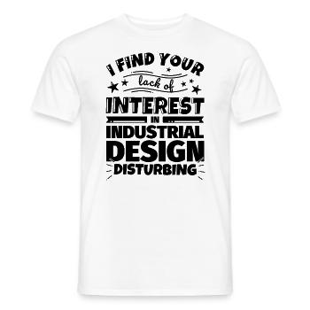 Industriedesign lustiges Geschenk - Männer T-Shirt - Weiß - Vorne - AI Model Male 178 dark (178cm)