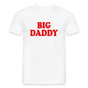 Big daddy - T-shirt homme - blanc - Devant - AI Model Male 178 dark (178cm)