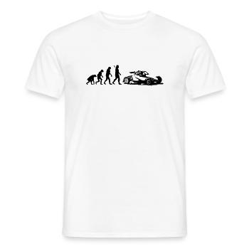 Evolution Autocross - Men's T-Shirt - white - Front - AI Model Male 178 dark (178cm)