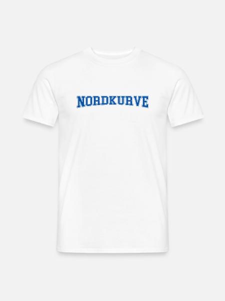 NORDKURVE - FUSSBALLFAN - STADION - FUSSBALLSPIEL - Männer T-Shirt - Weiß