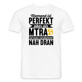 MTRA Radiologie Röntgen MTA Radiologe - Männer T-Shirt - Weiß - Vorne - AI Model Male 178 dark (178cm)
