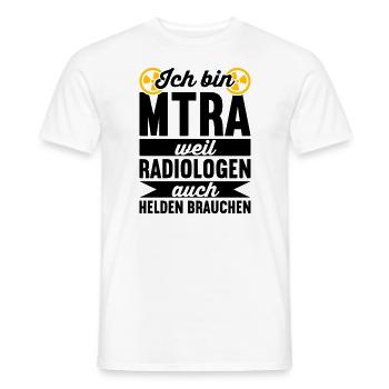 MTRA Röntgen Radiologie Radiologe - Männer T-Shirt - Weiß - Vorne - AI Model Male 178 dark (178cm)