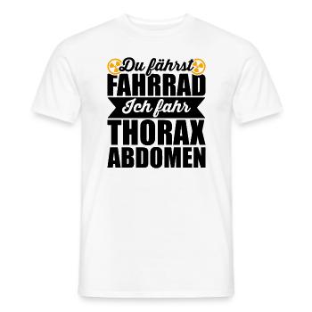 MTRA Radiologie Radiologe Röntgen - Männer T-Shirt - Weiß - Vorne - AI Model Male 178 dark (178cm)