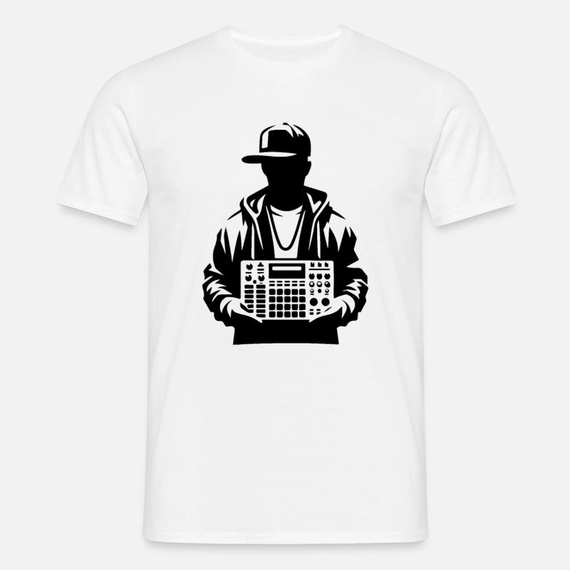 Beatmaker Halte-Sampler - Männer T-Shirt - Weiß