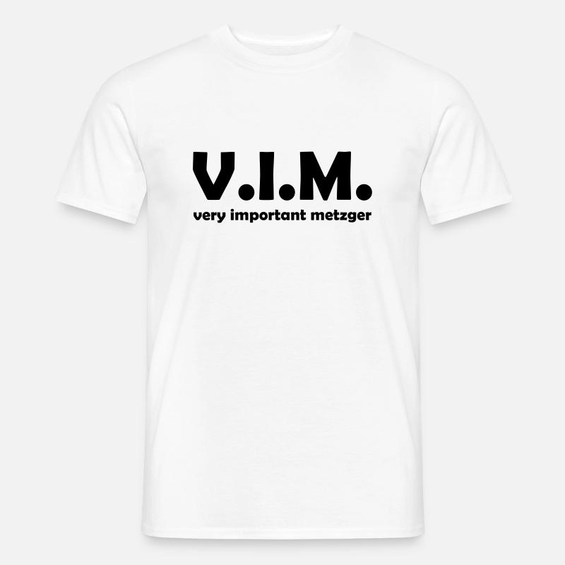 metzger - Männer T-Shirt - Weiß