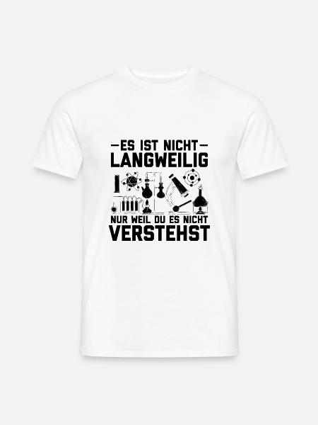 Chemiker - Männer T-Shirt - Weiß