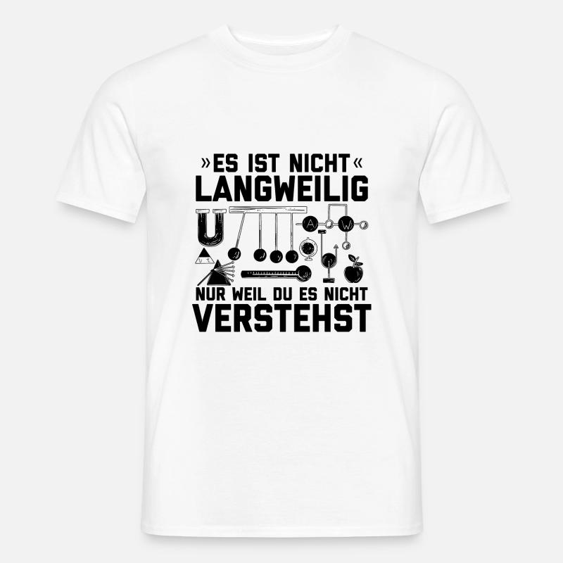Fisica - T-shirt uomo - bianco