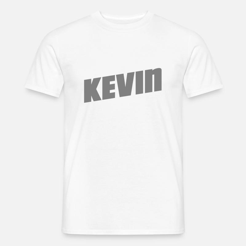 KEVIN Geschenkidee - Männer T-Shirt - Weiß