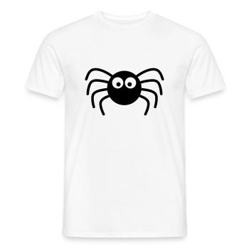 Spinne - Männer T-Shirt - Weiß - Vorne - AI Model Male 178 dark (178cm)