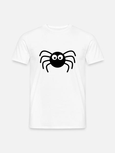 Spinne - Männer T-Shirt - Weiß