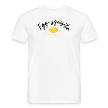 Egg-squisite - Men's T-Shirt - white - Front - AI Model Male 178 dark (178cm)