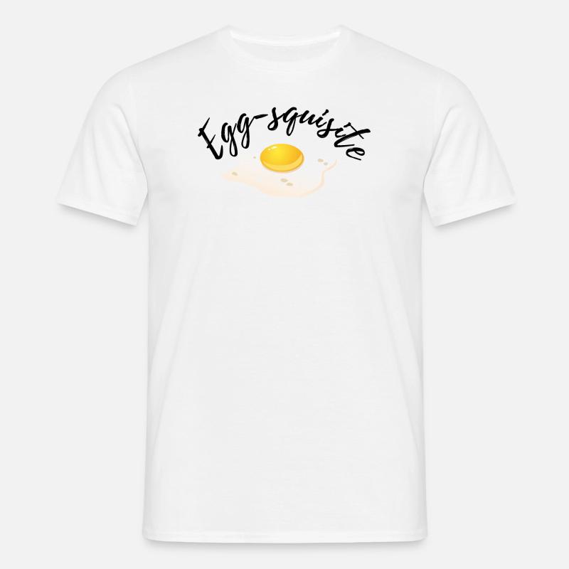 Egg-squisite - Männer T-Shirt - Weiß