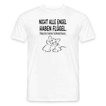 Katzen Spruch Geschenkidee - Männer T-Shirt - Weiß - Vorne - AI Model Male 178 dark (178cm)