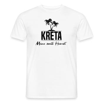 Kreta Heimat Insel Liebe Geschenk - Männer T-Shirt - Weiß - Vorne - AI Model Male 178 dark (178cm)