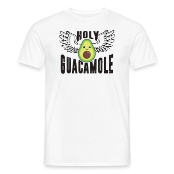 Heilige Avovado mit Engels Flügel Funny - Männer T-Shirt - Weiß - Vorne - AI Model Male 178 dark (178cm)