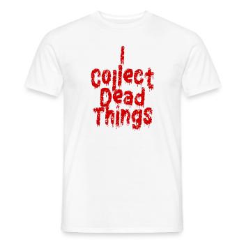 Je collectionne les choses mortes - T-shirt homme - blanc - Devant - AI Model Male 178 dark (178cm)