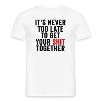 Positive Inspiration Männer Frauen Lustige Motivation - Männer T-Shirt - Weiß - Vorne - AI Model Male 178 dark (178cm)