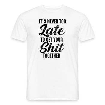 Positive Inspiration Männer Frauen Lustige Motivation - Männer T-Shirt - Weiß - Vorne - AI Model Male 178 dark (178cm)