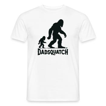 Bigfoot DADSQUATCH Dad Dad Dad Gift - Men's T-Shirt - white - Front - AI Model Male 178 dark (178cm)