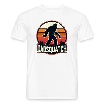 Bigfoot DADSQUATCH Dad Dad Dad Gift - Men's T-Shirt - white - Front - AI Model Male 178 dark (178cm)