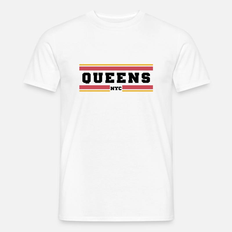 Queens Nyc - Männer T-Shirt - Weiß
