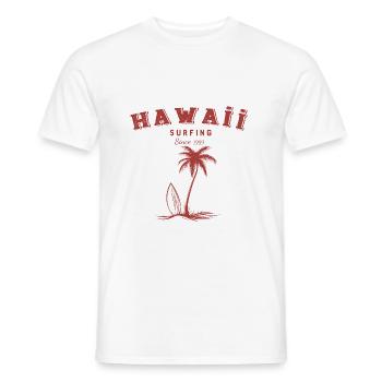 Hawaii Surving Since 1989 - Männer T-Shirt - Weiß - Vorne - AI Model Male 178 dark (178cm)