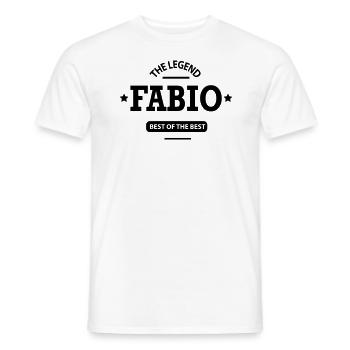 fabio - Männer T-Shirt - Weiß - Vorne - AI Model Male 178 dark (178cm)