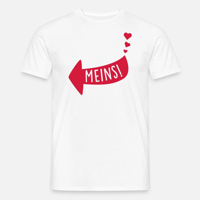 Meins! - Männer T-Shirt - Weiß