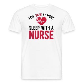Krankenschwester - Männer T-Shirt - Weiß - Vorne - AI Model Male 178 dark (178cm)