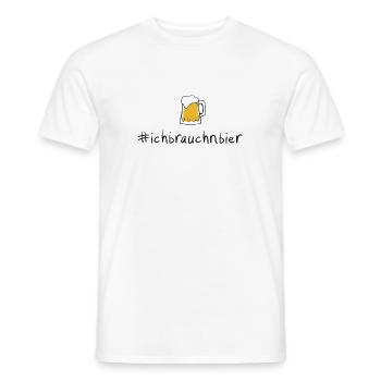 Bier Lustig Trinken Fest Junggesellen - Männer T-Shirt - Weiß - Vorne - AI Model Male 178 dark (178cm)