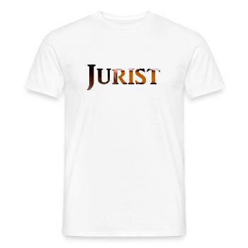 avocat - T-shirt homme - blanc - Devant - AI Model Male 178 dark (178cm)