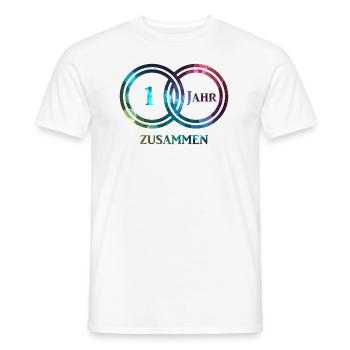 1 an ensemble - T-shirt homme - blanc - Devant - AI Model Male 178 dark (178cm)