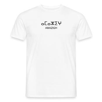 Amazigh Berber Nord Afrika Tamazight Nordafrika Or - Männer T-Shirt - Weiß - Vorne - AI Model Male 178 dark (178cm)