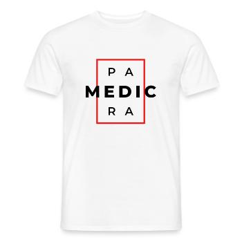 Paramedic - Männer T-Shirt - Weiß - Vorne - AI Model Male 178 dark (178cm)