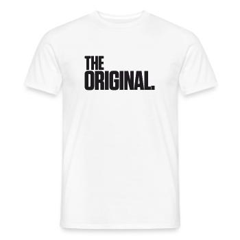 The Original - Men's T-Shirt - white - Front - AI Model Male 178 dark (178cm)