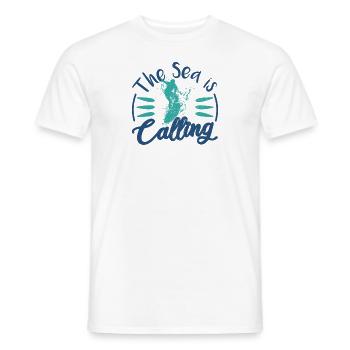 Surfeurs - T-shirt homme - blanc - Devant - AI Model Male 178 dark (178cm)