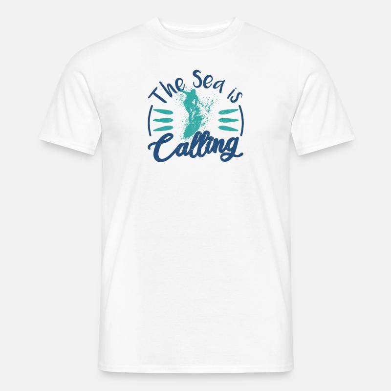 Surfer - Männer T-Shirt - Weiß