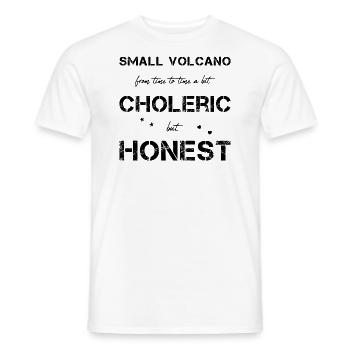 choleric honest - Männer T-Shirt - Weiß - Vorne - AI Model Male 178 dark (178cm)