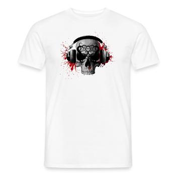 SKULL ART 2022 3 - T-shirt homme - blanc - Devant - AI Model Male 178 dark (178cm)