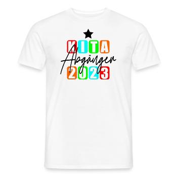 Kita Abgänger 2023 - Männer T-Shirt - Weiß - Vorne - AI Model Male 178 dark (178cm)