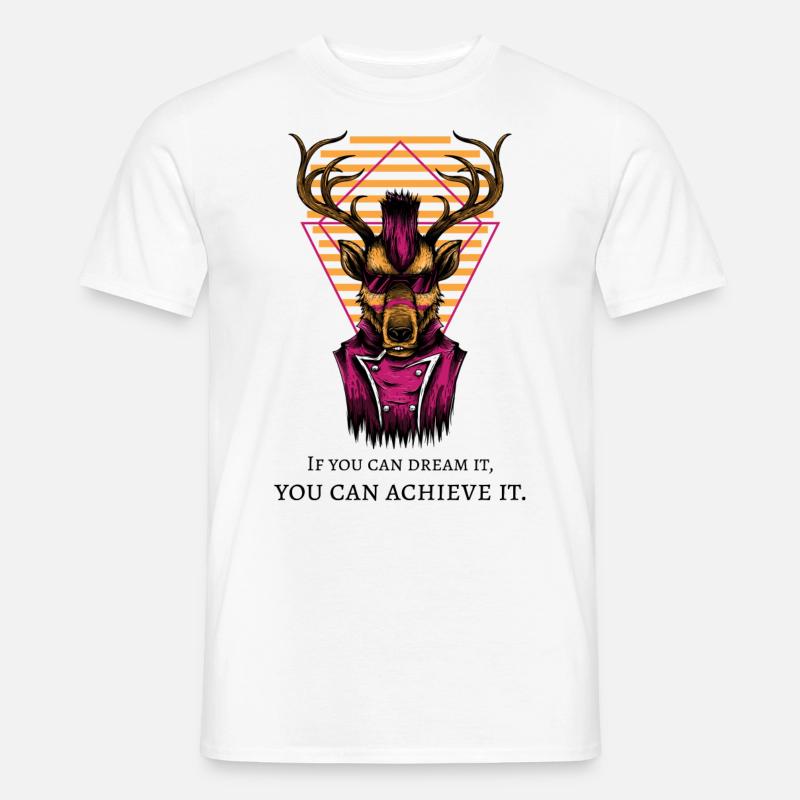 You can achieve it - Männer T-Shirt - Weiß
