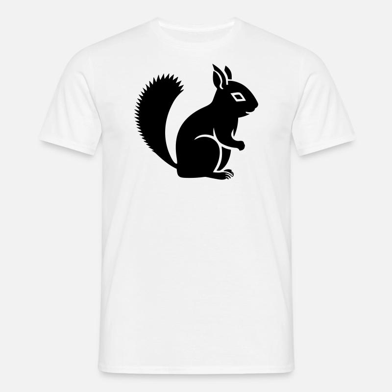 squirrel - Men's T-Shirt - white