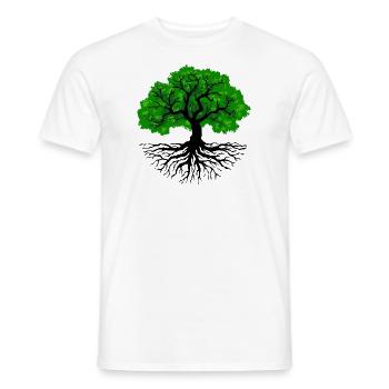 Naturschutz Erde Mutter Natur Umwelt Baum - Männer T-Shirt - Weiß - Vorne - AI Model Male 178 dark (178cm)